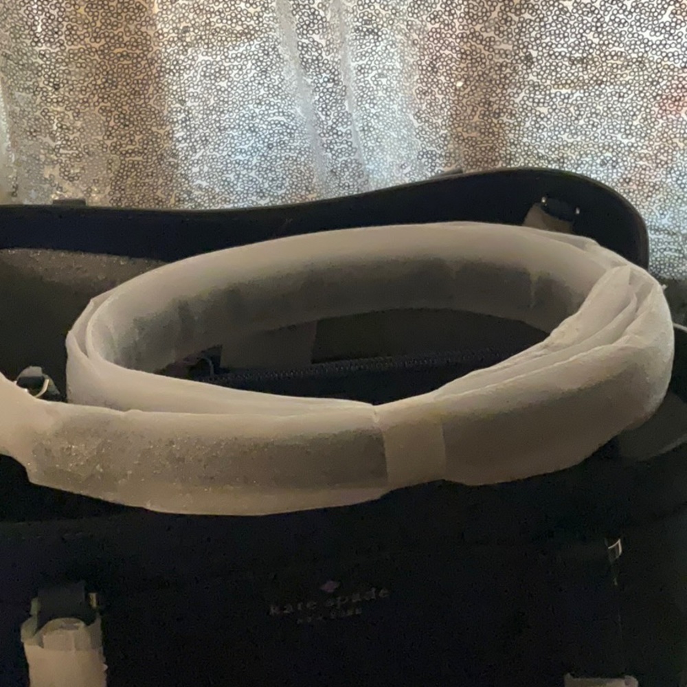 Gorgeous blue Kate Spade. Lots of storage.  Removable crossbody strap. - Picture 7 of 10